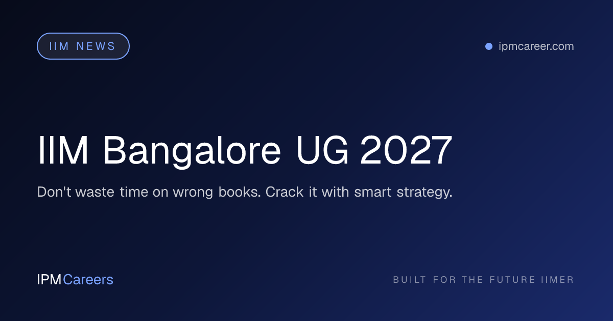 IIM Bangalore UG 2027
