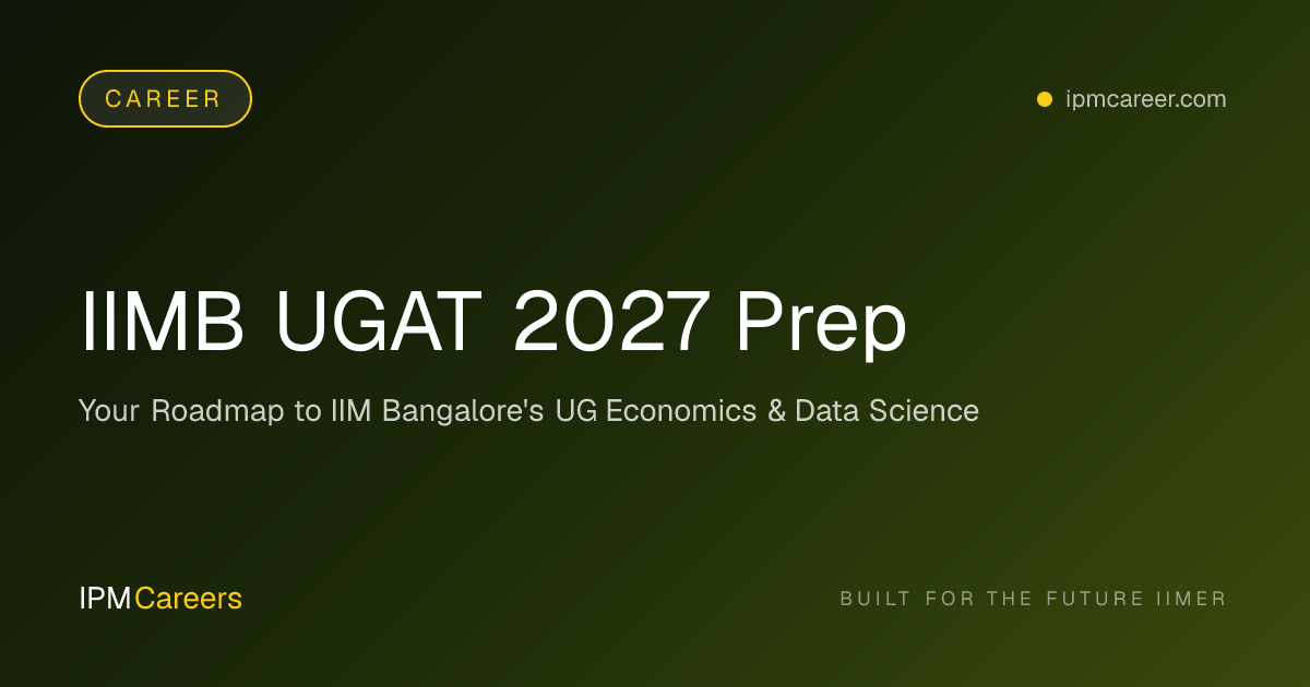 IIMB UGAT 2027 Prep