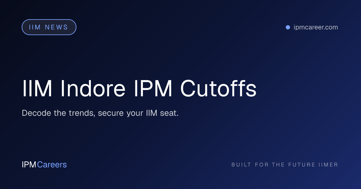 IIM Indore IPM Cutoffs