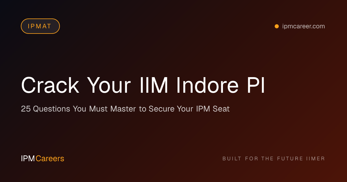 Crack Your IIM Indore PI