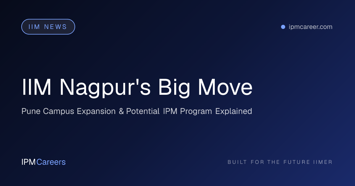 IIM Nagpur's Big Move