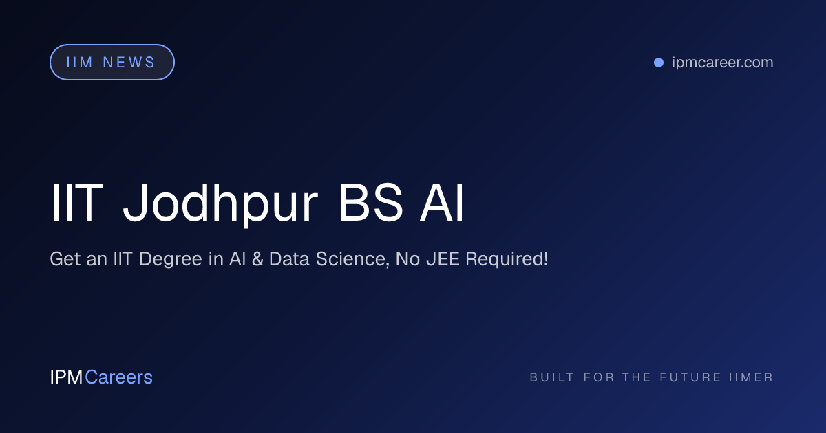 IIT Jodhpur BS AI