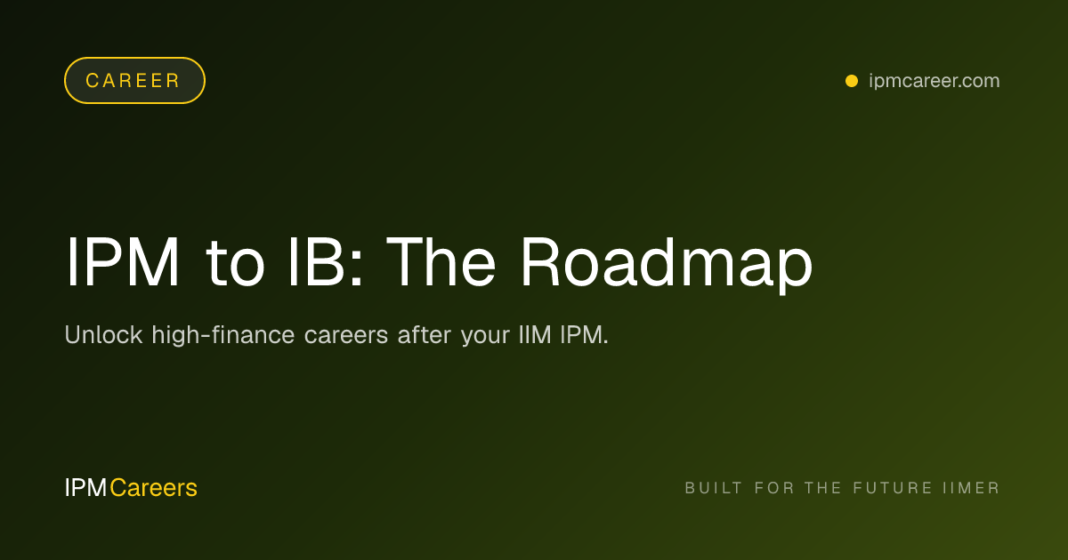 IPM to IB: The Roadmap