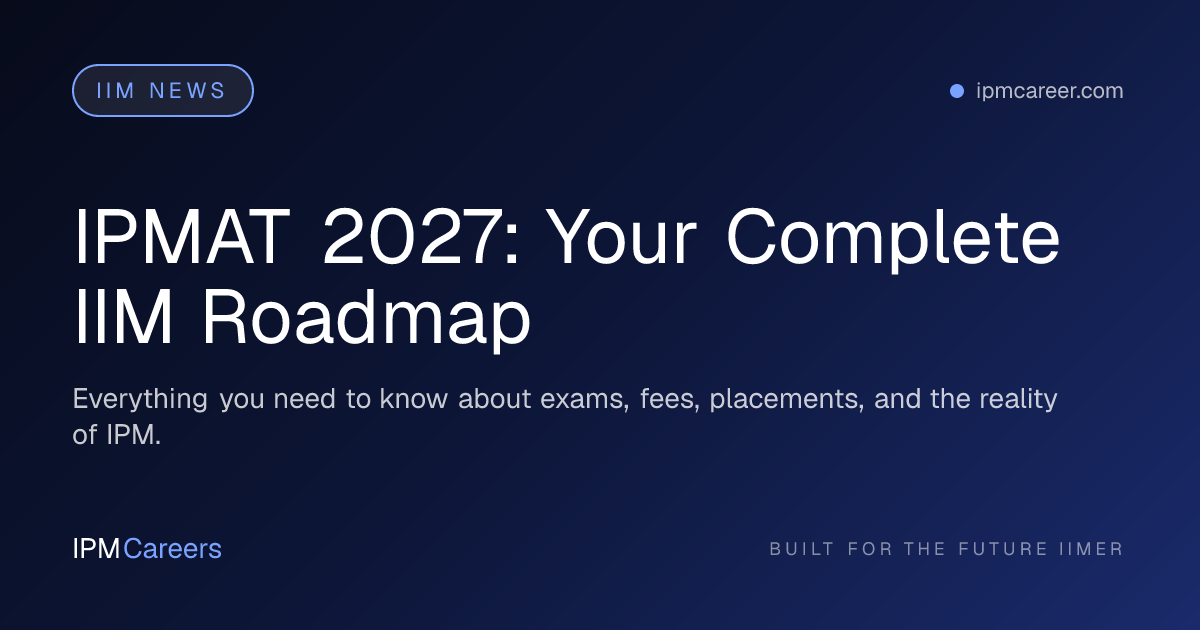 IPMAT 2027: Your Complete IIM Roadmap