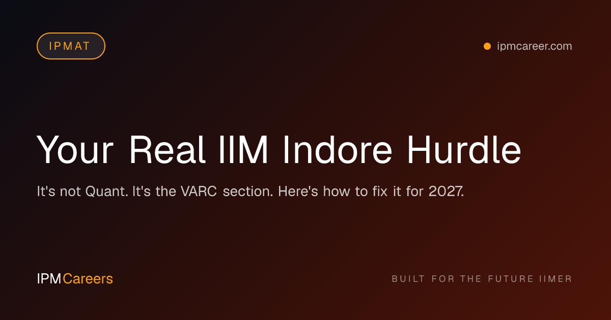 Your Real IIM Indore Hurdle