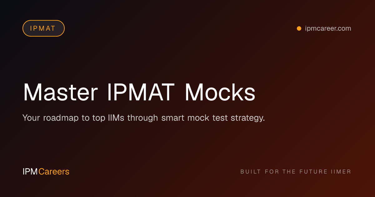 Master IPMAT Mocks