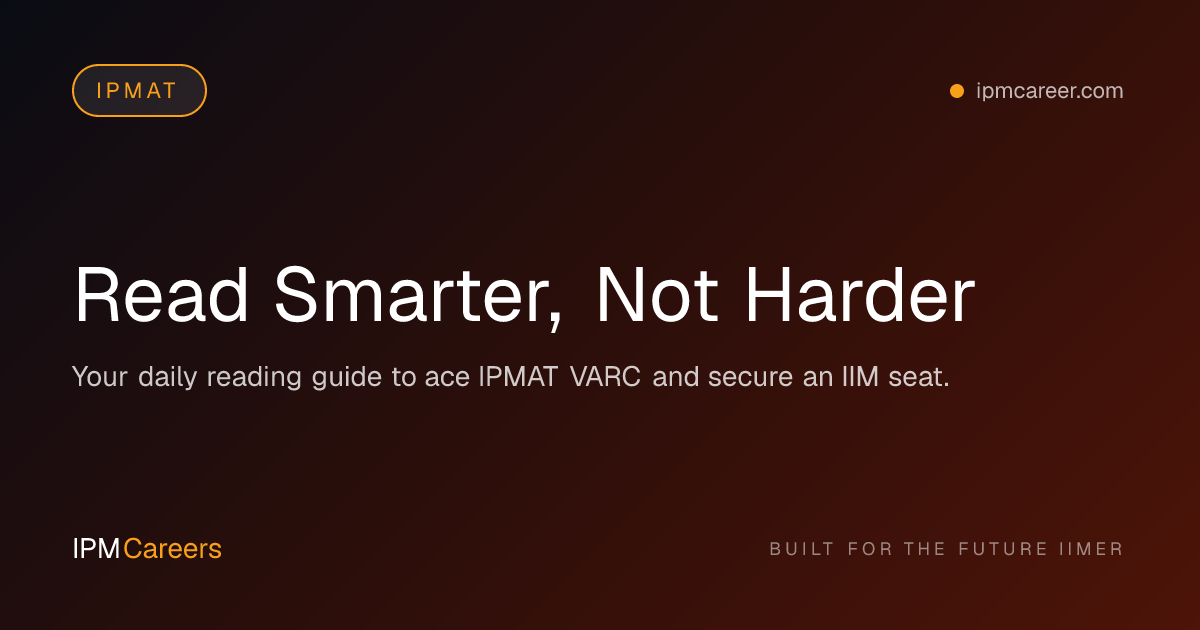 Read Smarter, Not Harder