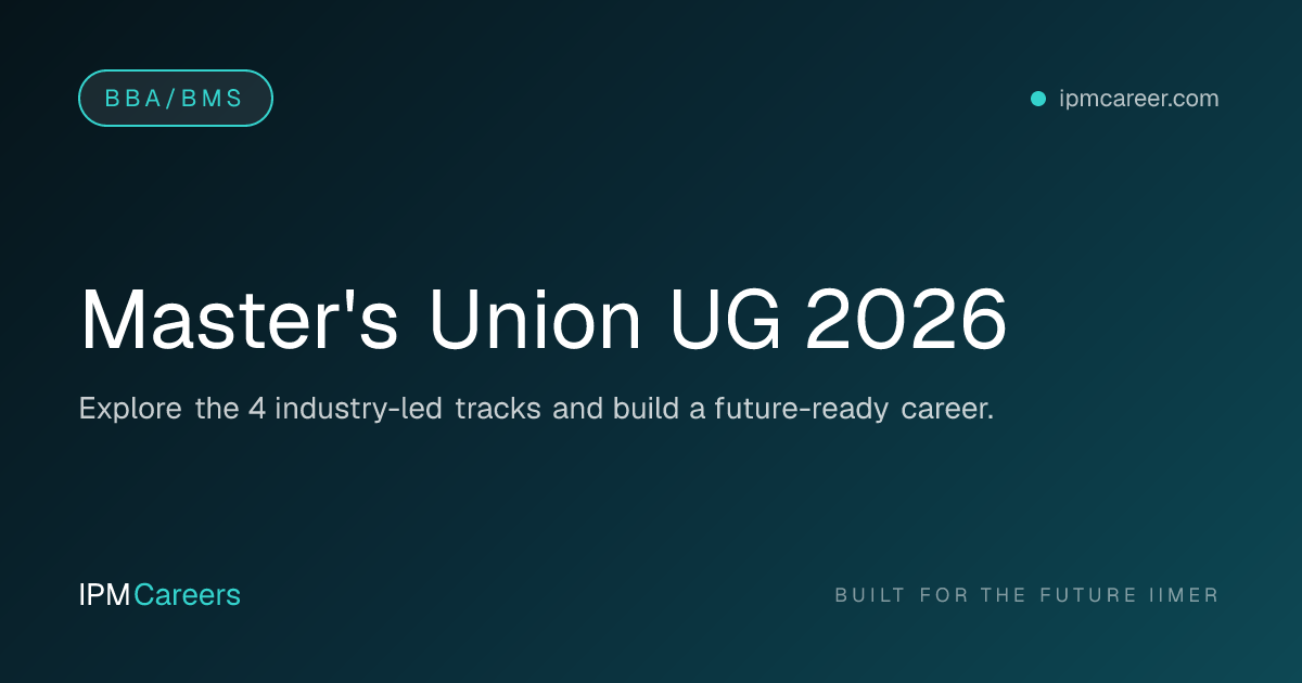 Master's Union UG 2026