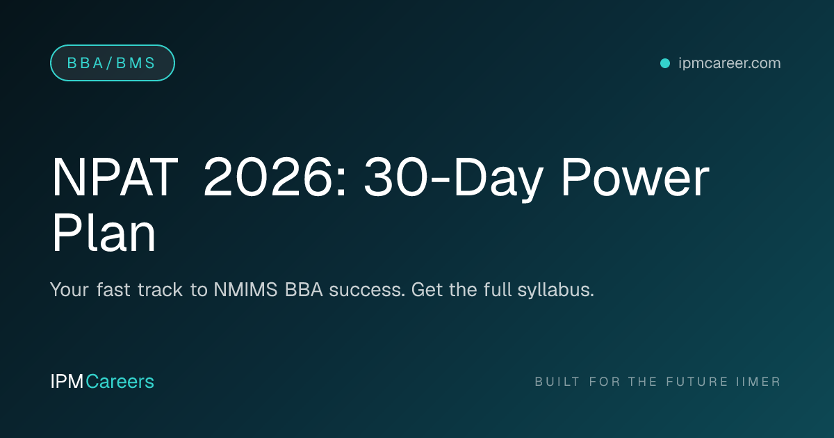 NPAT 2026: 30-Day Power Plan