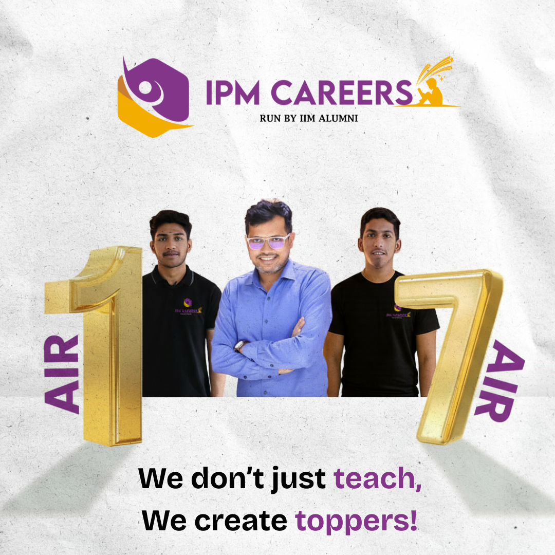 IPM Careers - AIR 1 and AIR 7 toppers